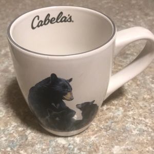 Cabela’s. Black Bears coffee cup. Hartman Brothers